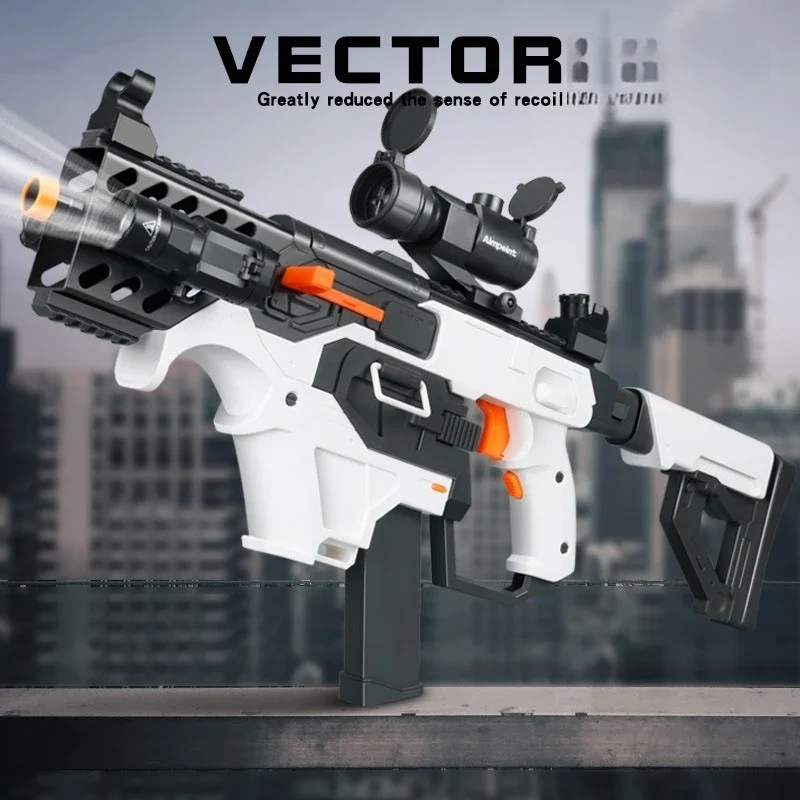 Electric Vector Soft Bullet Toy Gun Automatic Foam Darts Blaster Rifle Airsoft Weapon Machine Guns Toys for Boys Adult Men Gifts 4