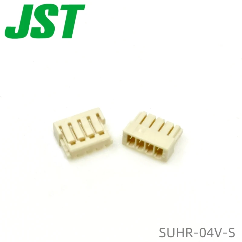 SUHR-04V-S JST Pitch 0.8 มม. 4P ขั้วต่อแบบลวดต่อสายสีเบจ 1 แถว 1