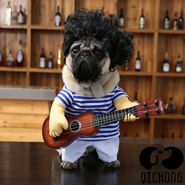 Guitar Dog Costume | Dog Dress Costume | Pet Dog Dress | T-shirt | Dog Sets  - Pet Dog Dress - Aliexpress
