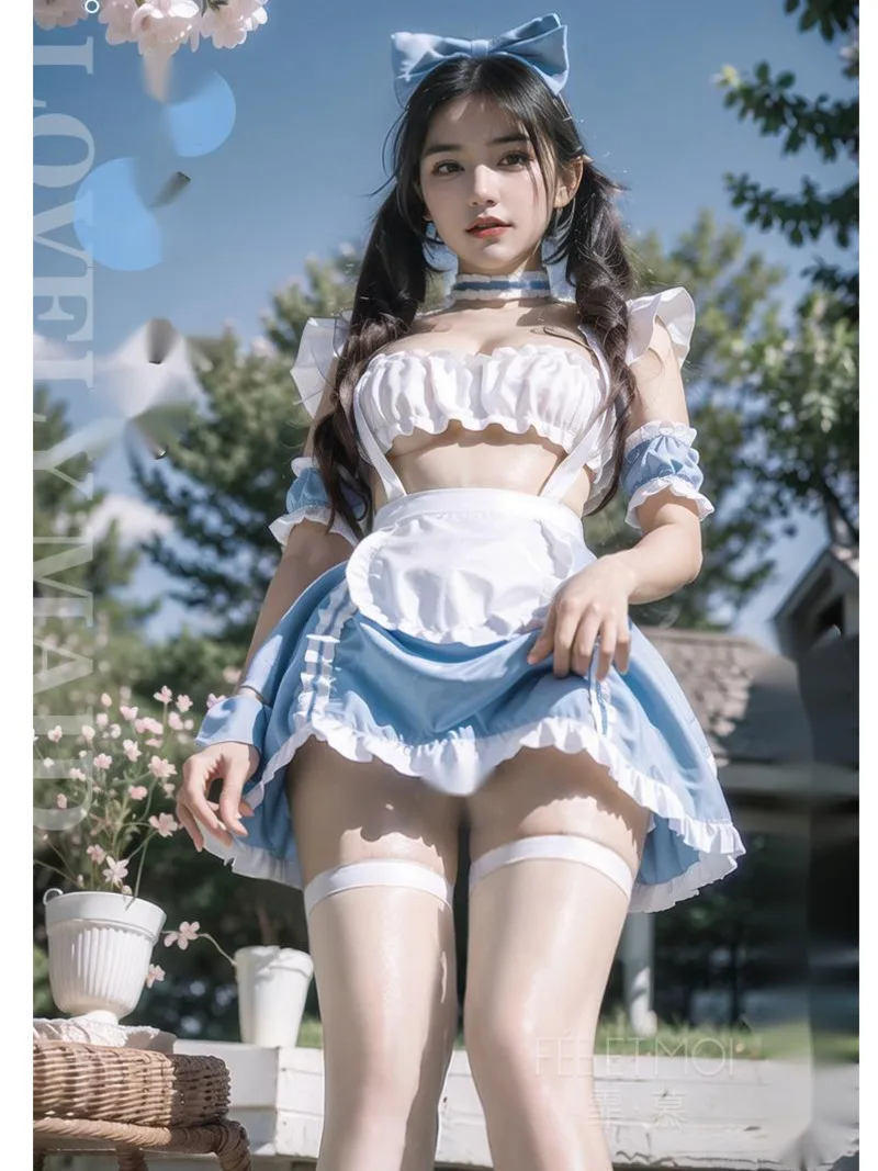 

Pleated Lace Bra Sweetheart Maid Uniform Sexy Dress Elegant Sweet Korean Women Dress Fashion Sexy 2023 New Tops 8NCK