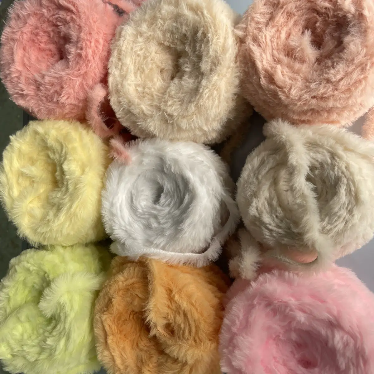 50g/Roll Faux Fur Yarn Mink Wool Yarn Cashmere Hand Knitting Crochet Sweater Thread Clothes Scarf Fluffy Mink Warm
