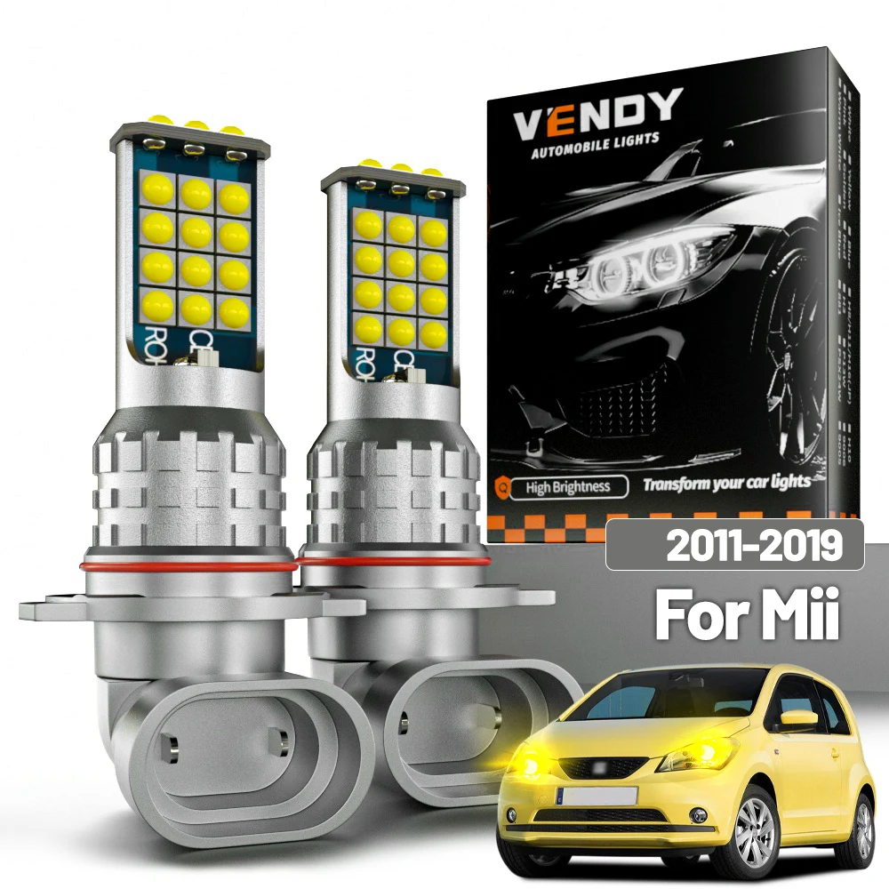 2pcs LED 안개등 시트 미 2011-2019 2012 2013 2014 2015 2016 2017 2018 Canbus 액세서리