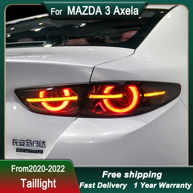 

Car Tail Lights For MAZDA 3 Axela 2020-2022 new FULL LED Brake Reverse Tail Lamp Dynamic Turn Signal Light Tail Lamp Assembly