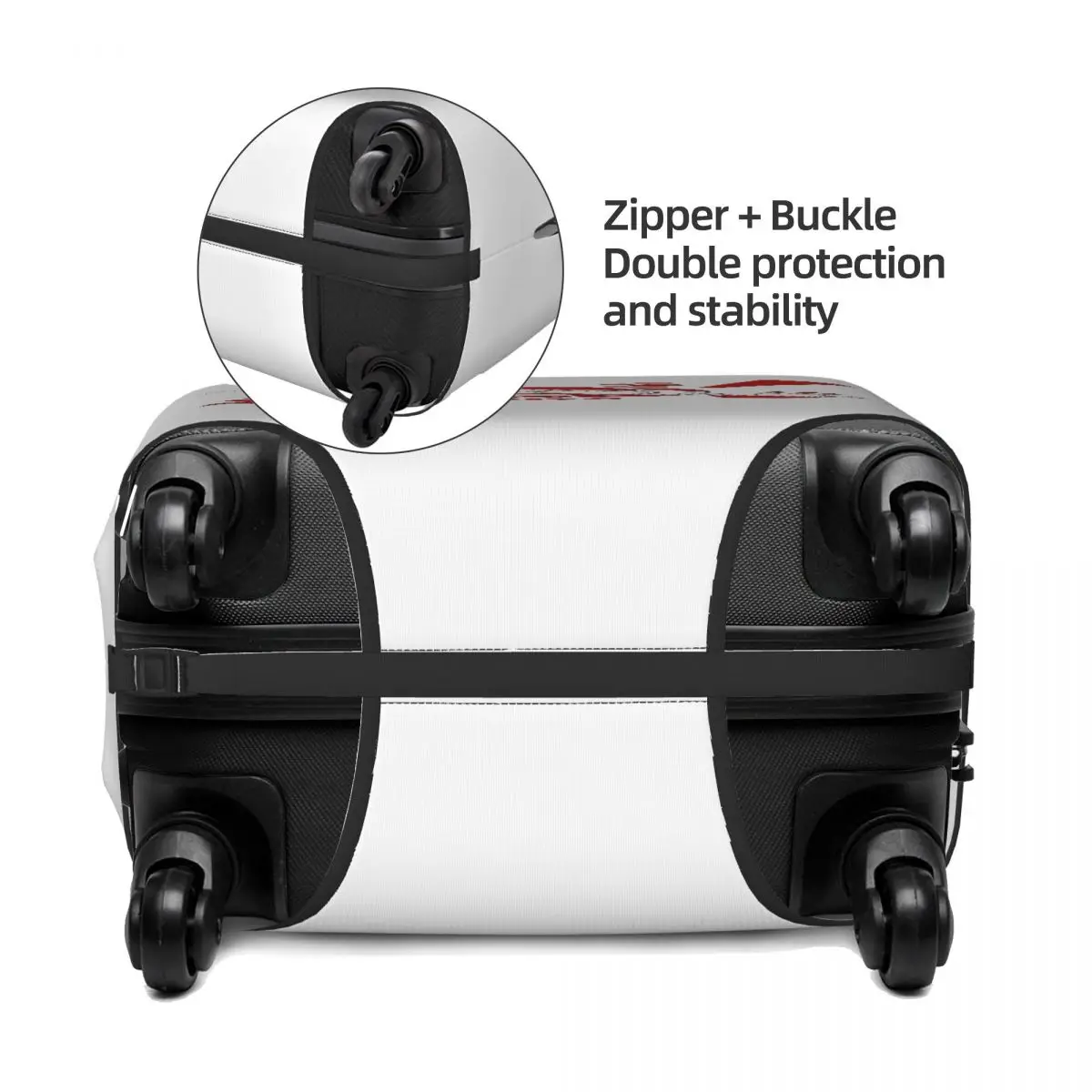 IDive Dive Flag Scuba Diving Luggage Cover Funny Diver Suitcase Protector Covers Suit For 18-32 inch