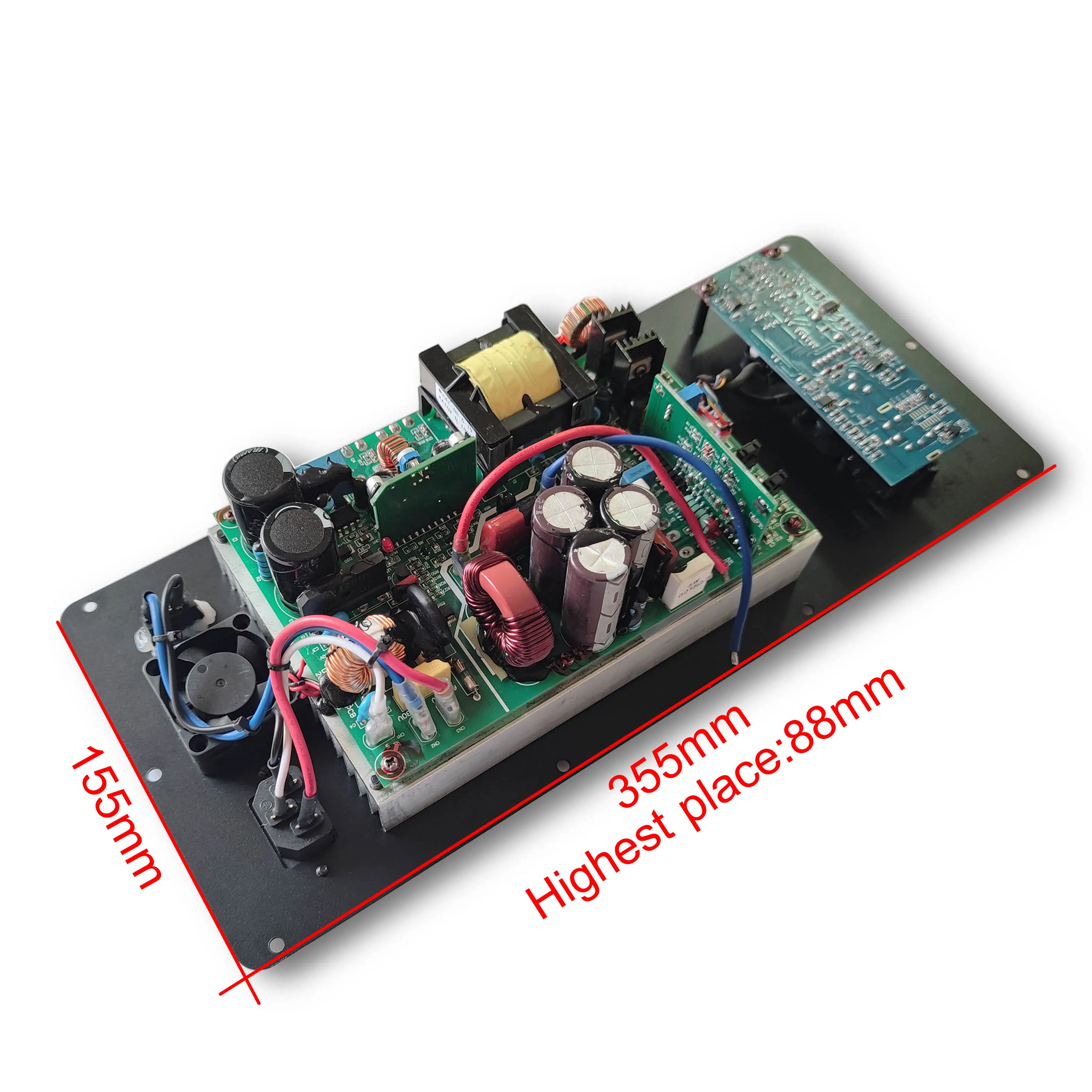 110V/220V Class D 500W Digital Heavy Power Amplifier Hifi Audio Module Active Pure Bass Subwoofer Amp Board Home Amplifier