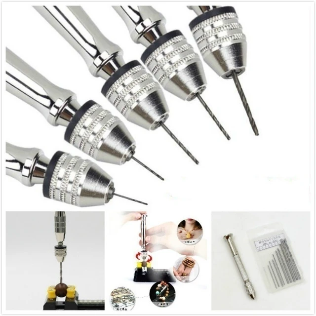 11pcs/set Metal Hand Drill Equipments UV Resin Mold Tools And