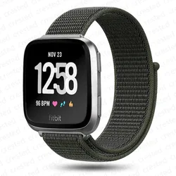 Nylon Strap Replacement Band for Smartwatch - Versatile Loop Bracelet (Cargo Khaki)
