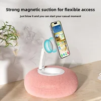 Innovative Magnetic Phone Pillow Stand for Lazy Phone Use on Bed  Sofa and Desk