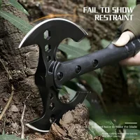 Hot Outdoor EDC Portable Multifunctional Engineer Axe Camping Survival Tactical Axe Mountaineering Firefighting Hammer Car Tools 2
