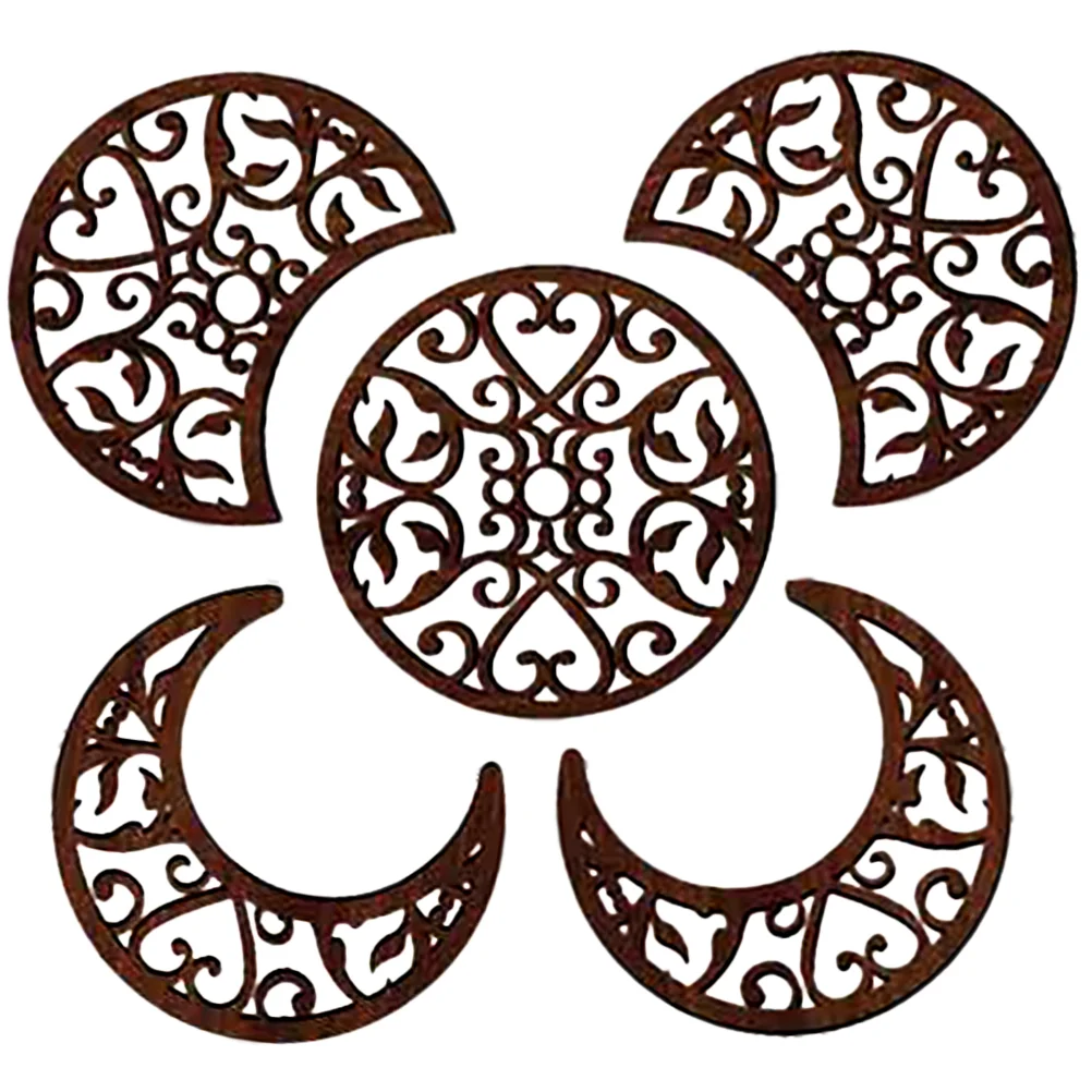 

Moon Phase Wall Decor Hollow Out Moon Phase Wall Art Decor for Bedroom