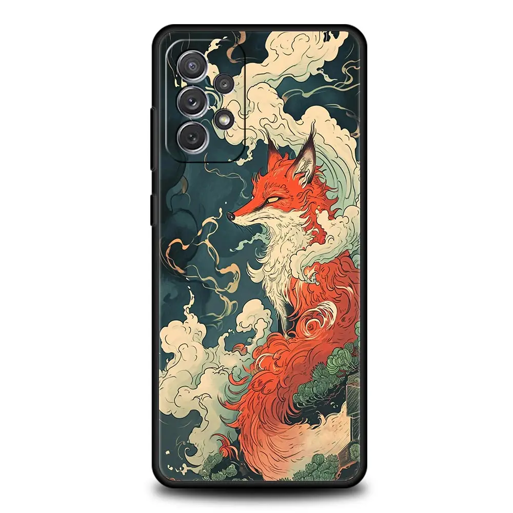 Japanese Style Art Phone Case with Traditional Design
