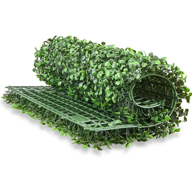 Mesterséges Növényi Gyep Fű Hamis Dekoratív Fali Növény Kültéri Dekoráció Belső Kerti Adatvédelmi Boxwood Panel X5Z5