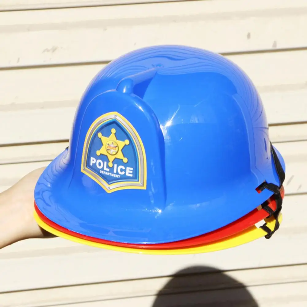 

Fireman Helmet Kids Fireman Role Play Toy Set Ultralight Firefighter Helmet Bright Color Hat for Halloween Party Dress Up