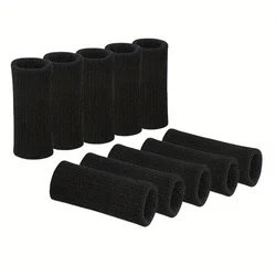 10 - Piece Elastic Finger Sleeve Set for Arthritis and Sports Protection (10PCs)