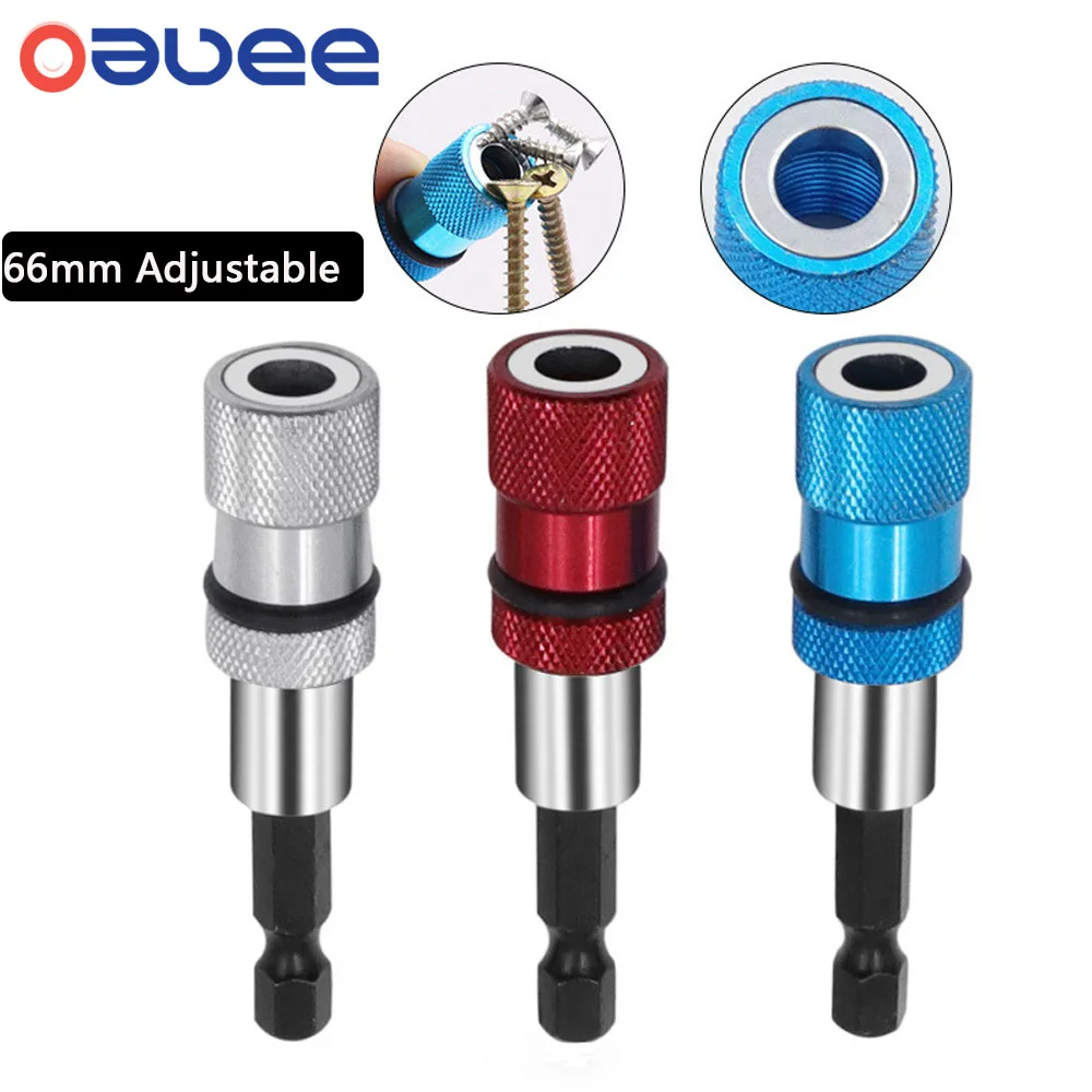 Oauee Adjustable Screw Depth Screwdriver Bit Holder 1/4 Inch