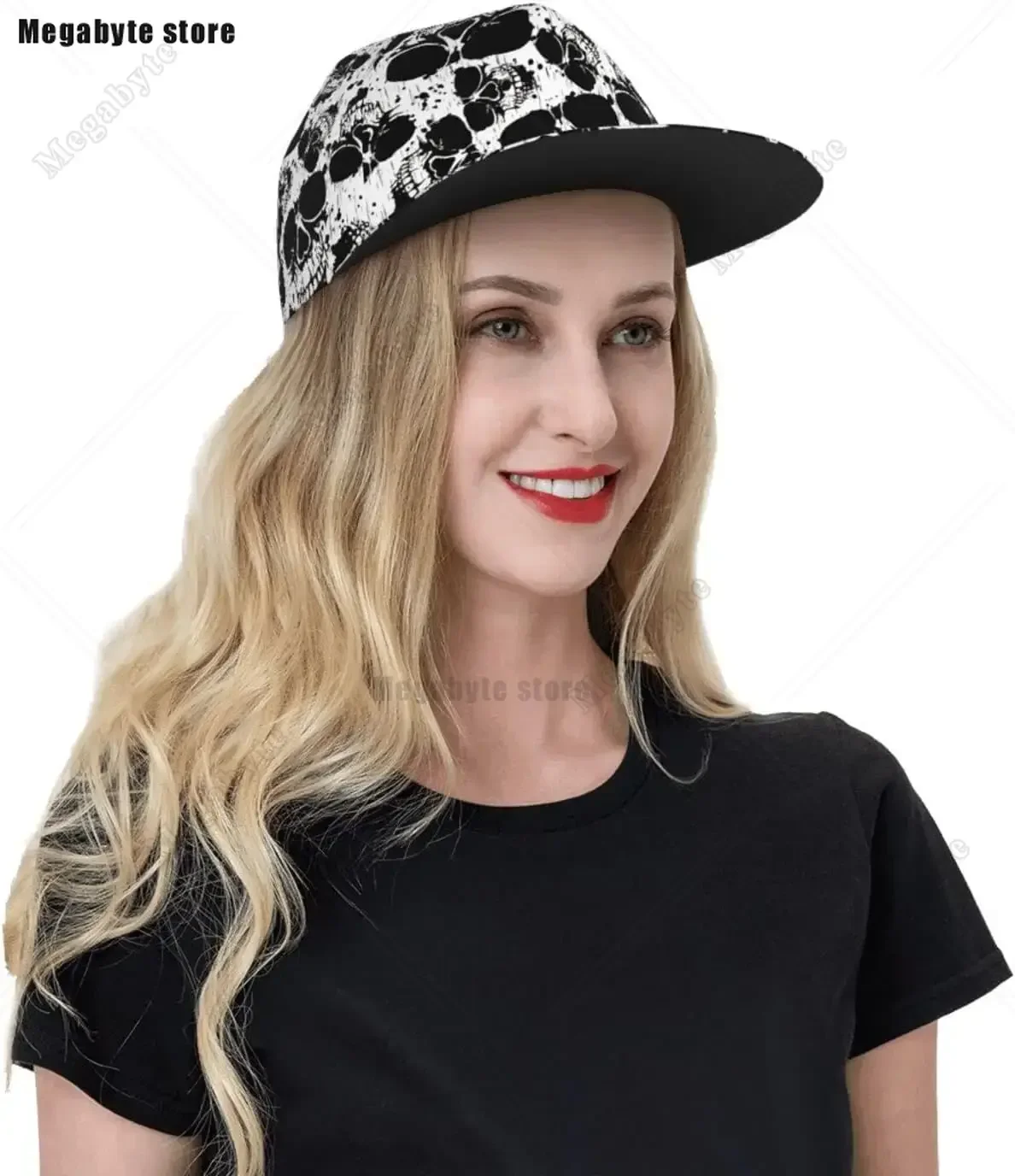 Cappellino Hip Hop Rombi Uomo Donna Berretto Da Baseball Hip Hop Regolabile Berretto Baseball Diamantato Unisex