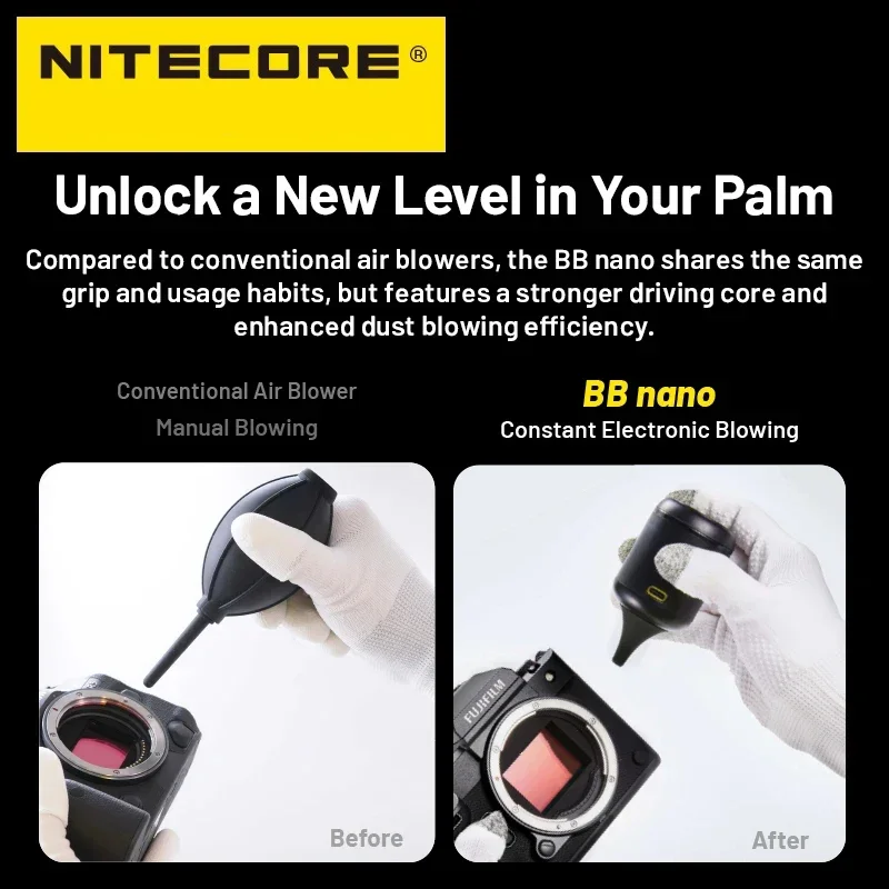 NITECORE BB   ī޶  ǳ, ̴   ûұ,   , ĳ  Ű, ִϸ̼ ڵ, ֿ 