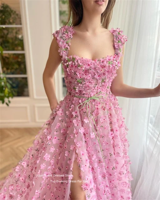 Pink Sheer Neck A Line Pink Lace Cocktail Dress With Appliques Knee Length  Arabic Prom Gown For Homecoming, Pageants, And Cocktails From  Elegantdress009, $89.64 | DHgate.Com