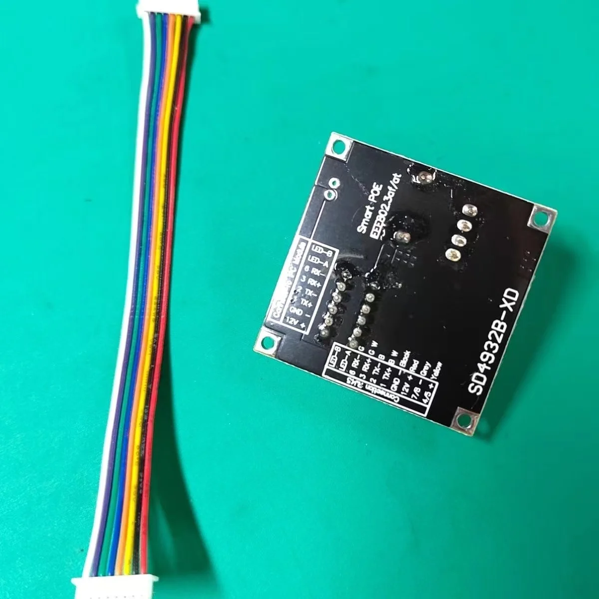 POE Splitter POE splitter Power Over Ethernet regulator module input DC48V / output DC12V 1A (max) support End-Span , Mid-Span types