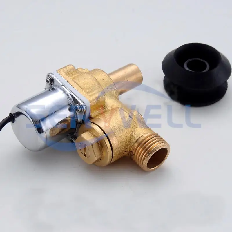 1/2" BSPP Washroom Concealed Wall Mount Sensor Toilet Urinal Flushing Automatic Valve Full Set electric solenoid valve