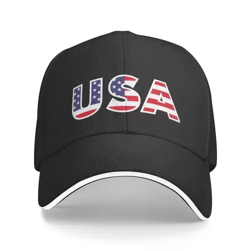 

2024 New USA United States Of America Flag Baseball Cap Personalized Adjustable Adult American Pride Patriotic Dad Hat