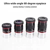 Ultra Wide Angle 68 Degree Eyepiece Uw6mm 9mm 15mm 20mm Planetary High-power Astronomical Telescope Accessories 1