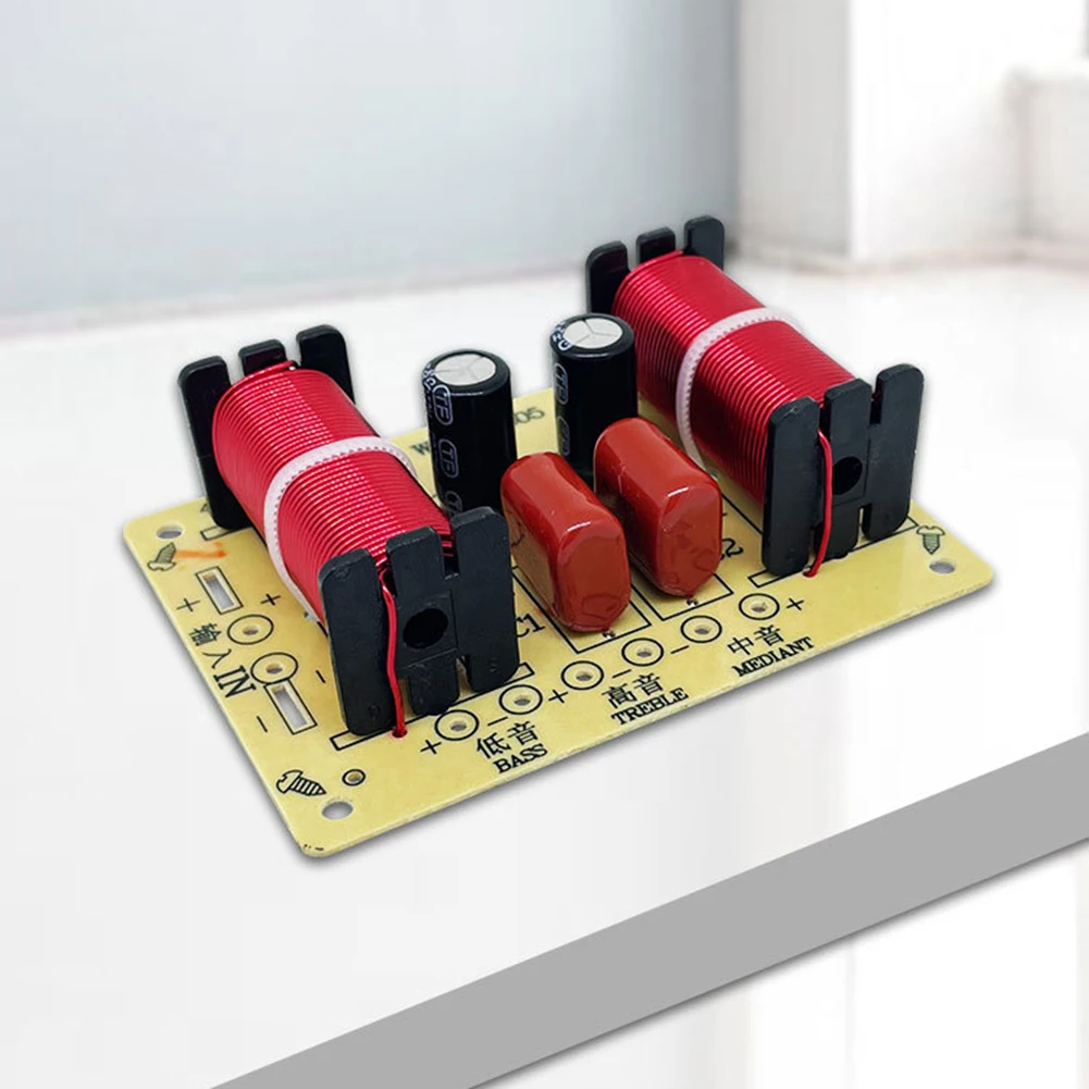 3 Way Audio Crossover Circuit Speaker Treble Midrange Bass Filter Refit Modules