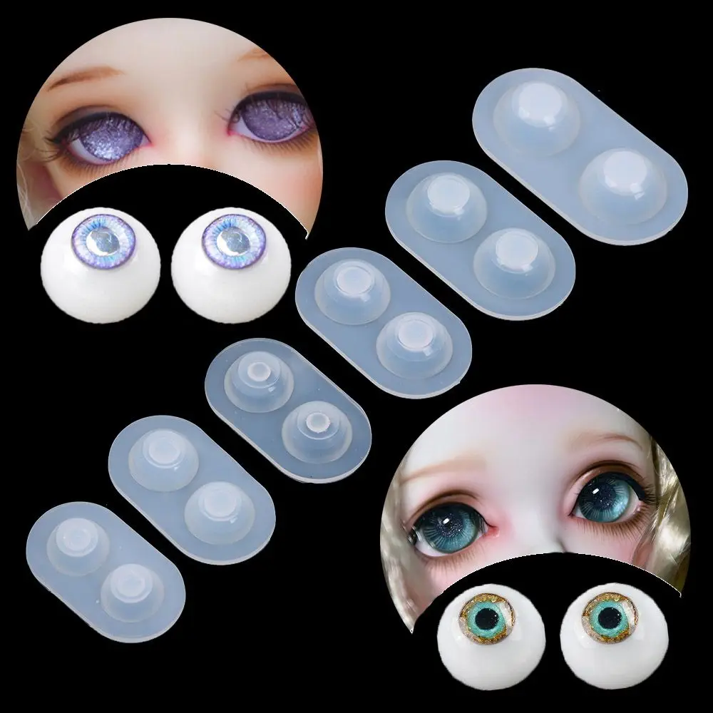 

Креативная игрушка ручной работы из смолы, искусственная кожа, полукруглые Глазные яблоки, форма для кукольных глаз, силиконовая литейная форма