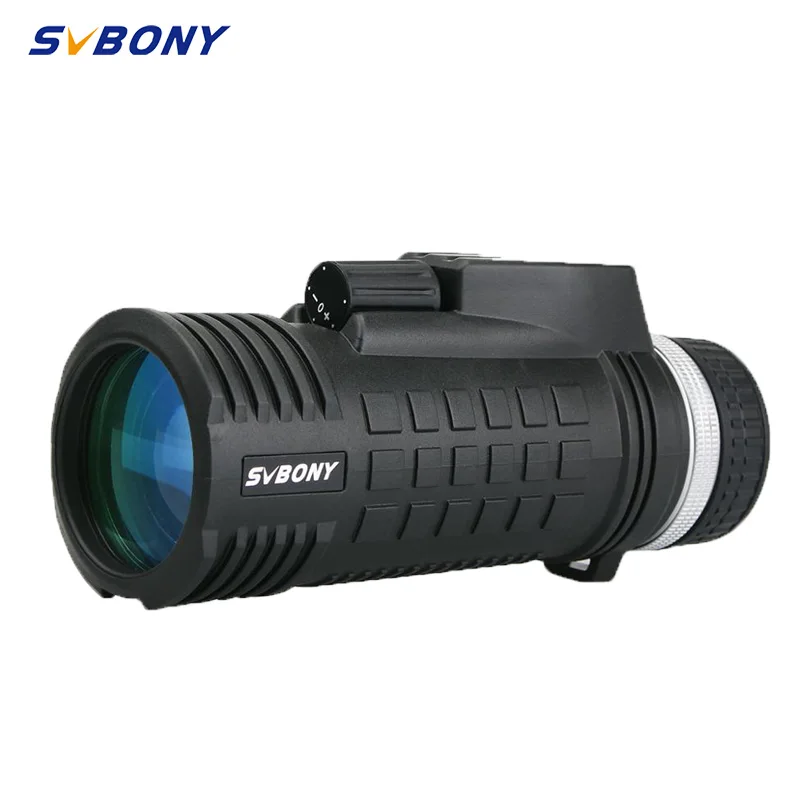 

Монокуляр SVBONY SV42, встроенный компас, дальномер, водонепроницаемый военный Монокуляр с призмой FMC BAK4 для выживания в море, 8x42