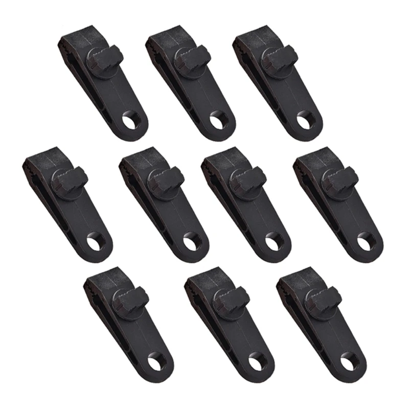 

10Pcs Reusable Tarp Clips Lock Grip Thumb Screw Tent Clips Pool Cover Clips
