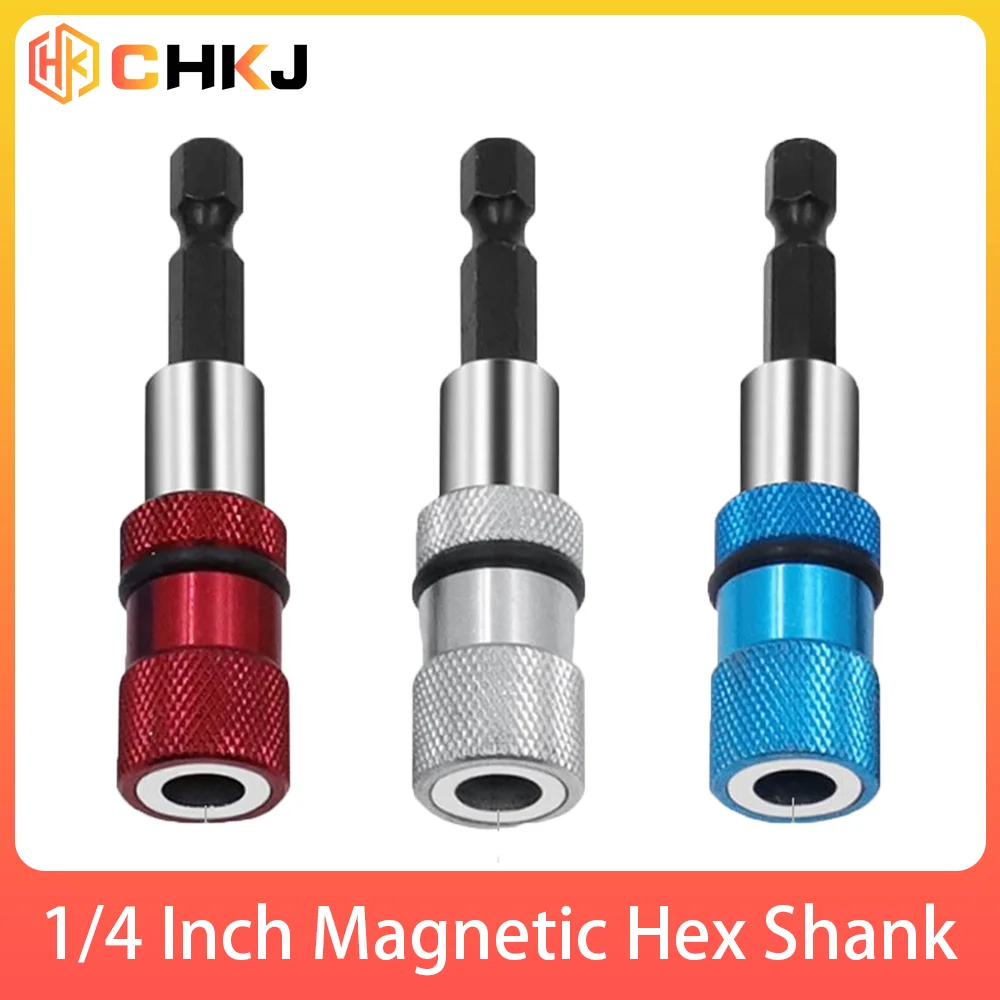 

CHKJ 1/4 Inch Hex Shank Magnetic Bit Holder Screwdriver Sets Hex Driver with Drill Bits Bar Extension Electric Bits