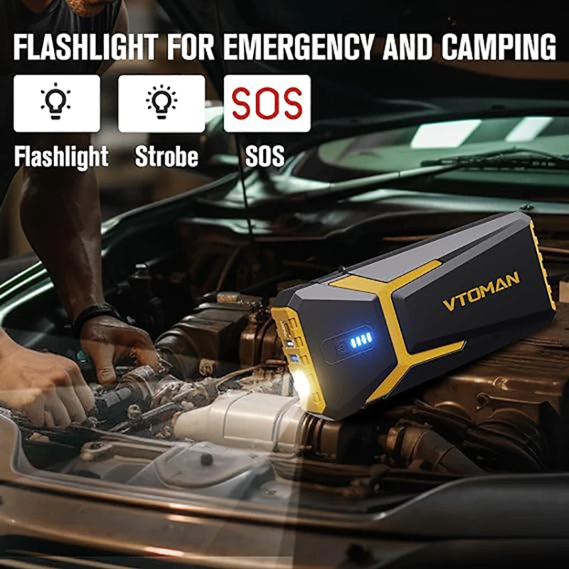 VTOMAN 4500A Power Bank Car Start Auto Start Portable Charger Jump Starter Power Station Car Battery Charger Booster car jump starter jump starter car battery charger portable battery charger