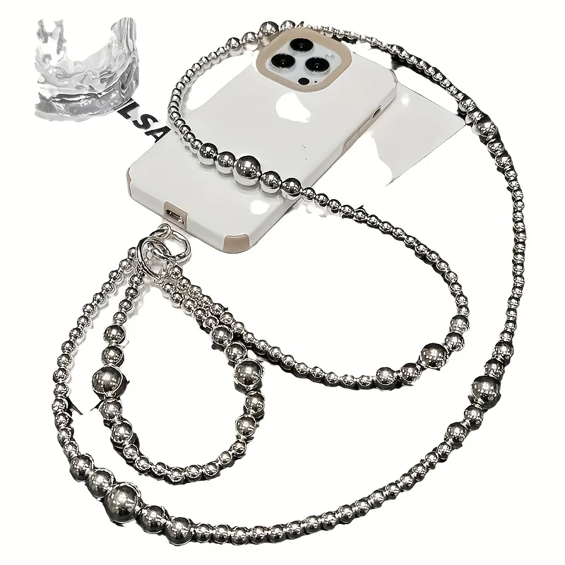 Festive Silver Beaded Hanging Rope - Perfect