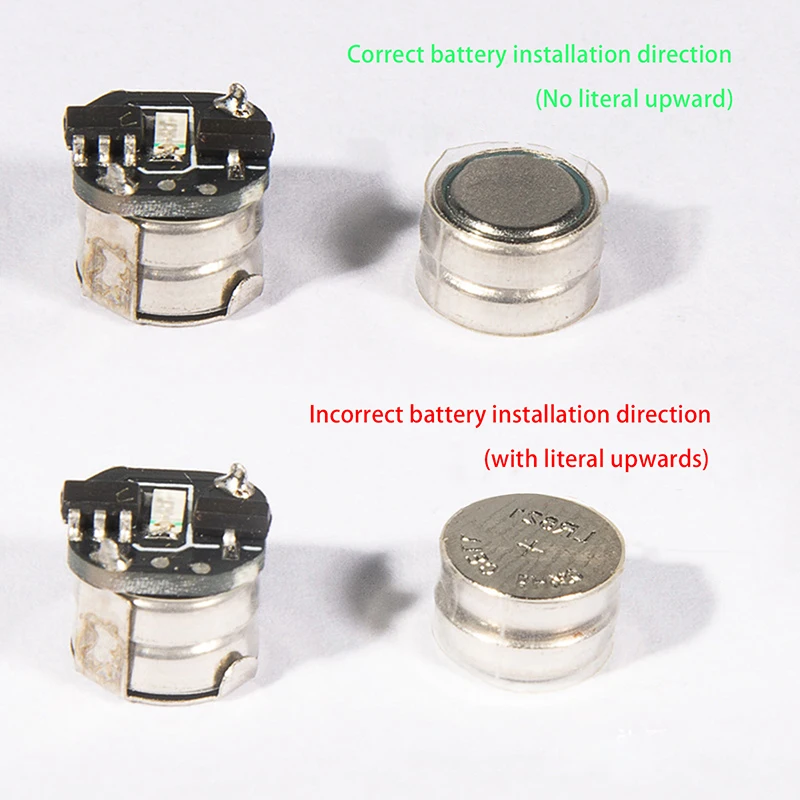 1 adet Mini manyetik Led lamba oyuncaklar aksiyon figürleri/araba modeli modifikasyonu ışık DIY modeli yapımı piller ve mıknatıs ile