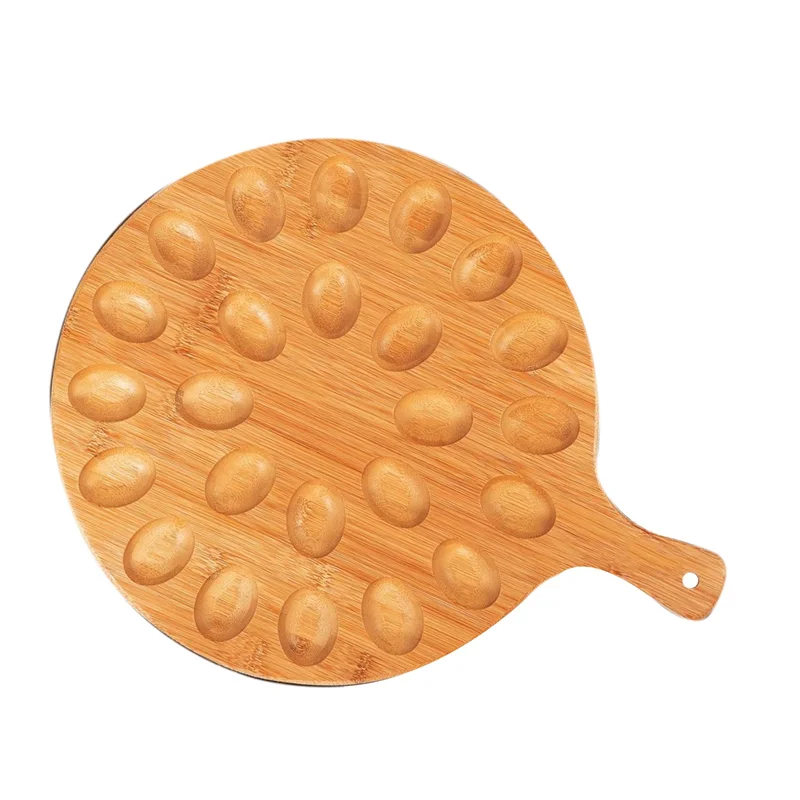 Reversible Round Cutting & Serving Board 4