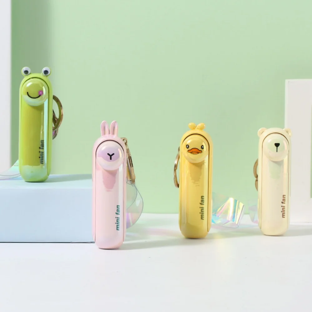 Wholesale 1pcs Cute Mini Fan Hand USB Fold Portable Bedside Office Kipas Charge Battery Table Desk Cooling Folding Handheld Fan