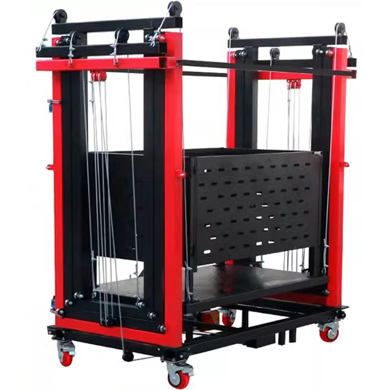 Electric scaffolding heavy-duty foldable construction site indoor and outdoor decoration remote control hoist mobile lifting