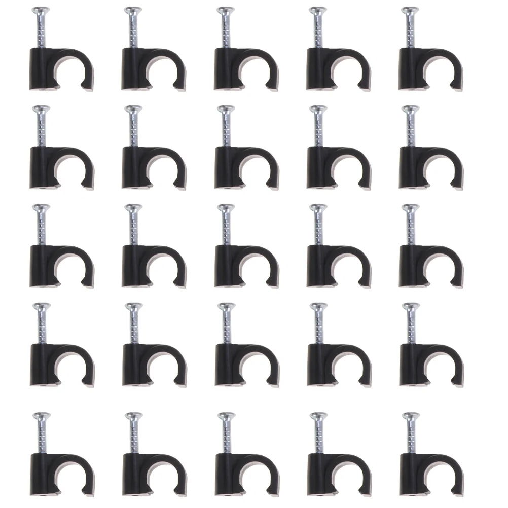 

500 Pcs The Cable Clips Mini Winder Home Cord Organizer Electrical Office