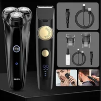 Sejoy Electric Shaver Hair Trimmer Set Razor for Men Hair Clipper Kit Cordless 1