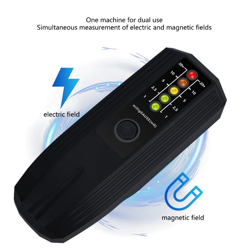 EMF Meter ABS Electromagnetic Field Detector Household Detection Gauss Meter GhostHunting Detector Portable