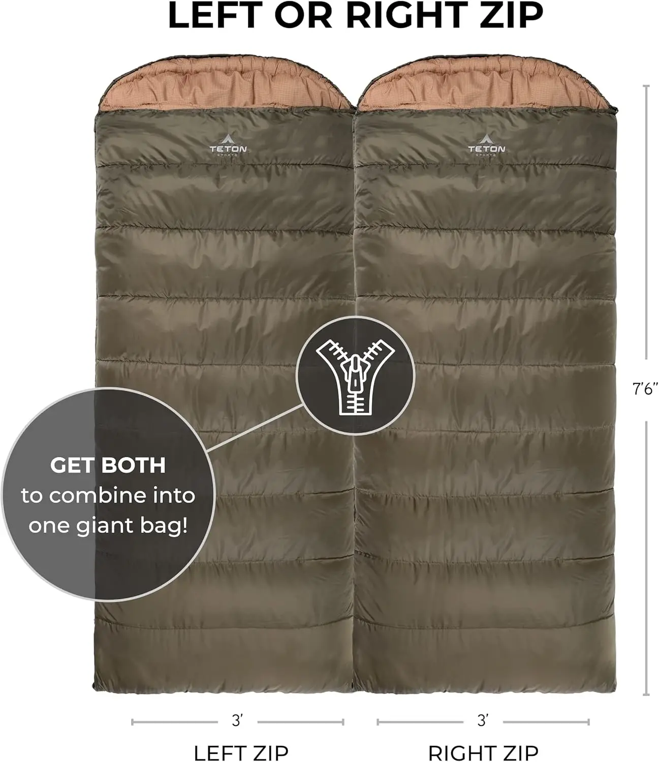 Degree Sleeping Bags, Durable and Warm Sleeping Bag for Adults and Kids. Camping Made Easy&hellip;.and War