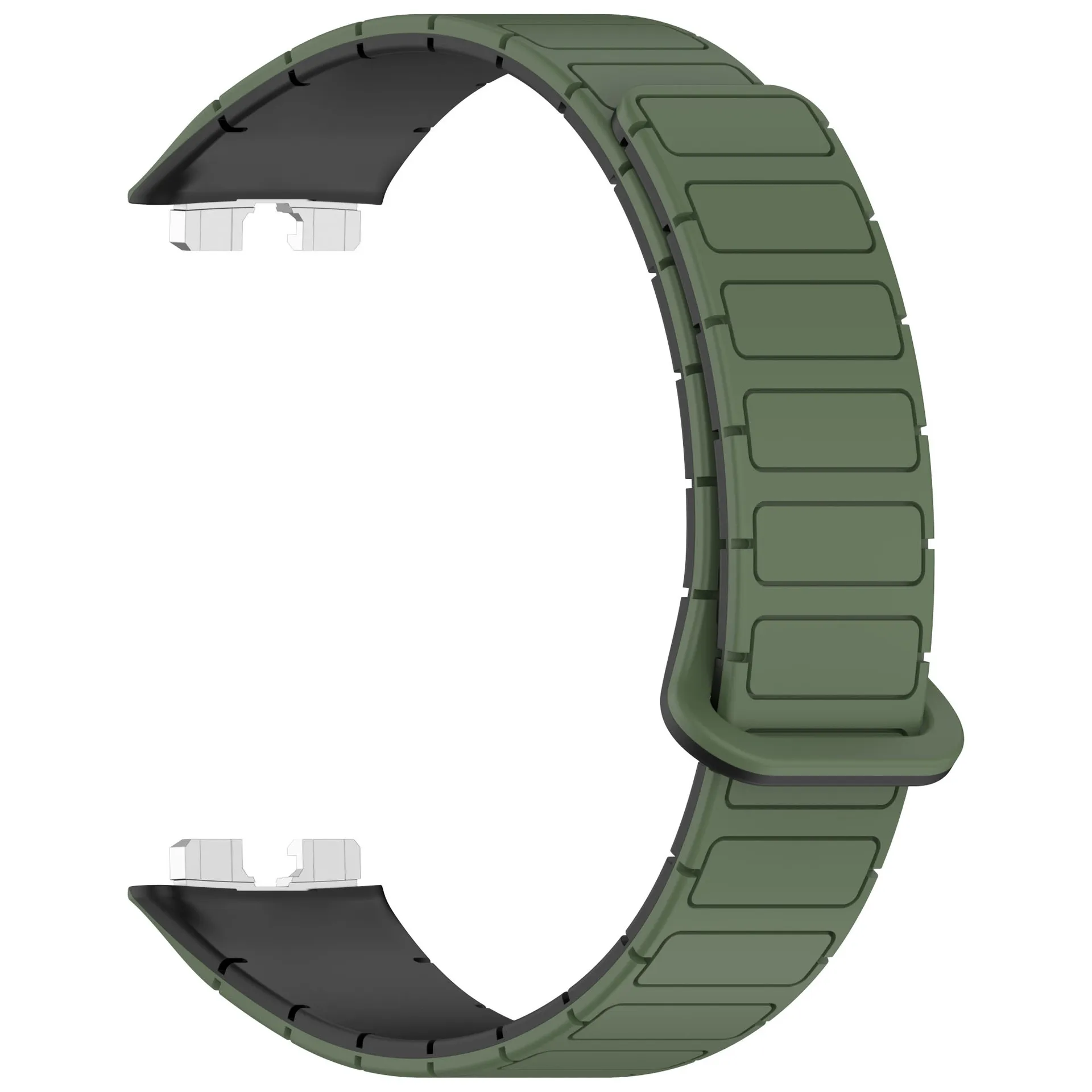 Magnetic Silicone Sport Loop Strap - Universal Fitness Band Accessory