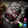 2024 New Military Outdoor Men's Smart Watch 600 mAh Battery Waterproof Fitness Blood Oxygen Bluetooth Call Smartwatch For Xiaomi 1