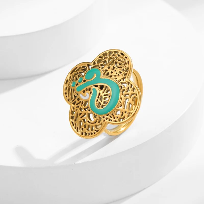 PRISCA | Neue Geometrische Halskette Edelstahl Frauen Trendy Überzogene Gold Schmuck Party Arabischen Heißer Verkauf Großhandel – Detail 20