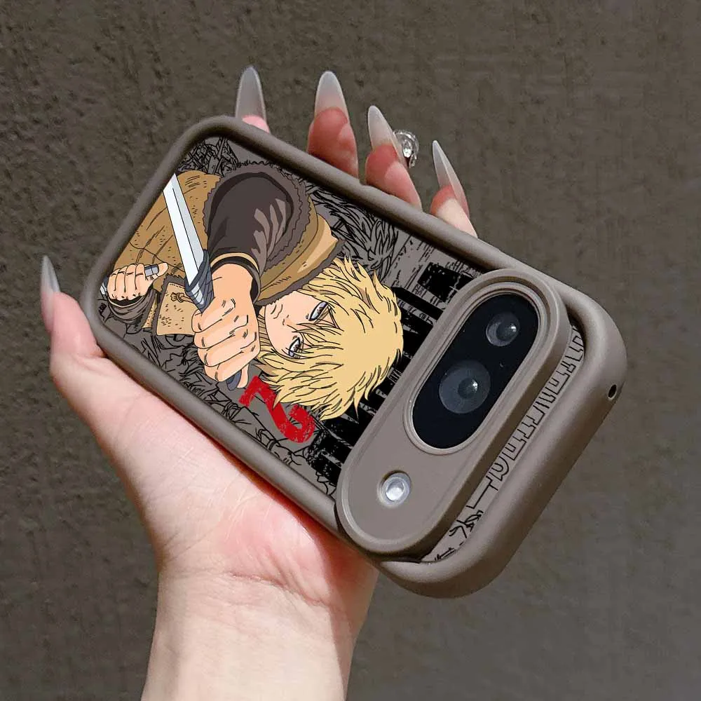 VINLAND SAGA Anime Eye Ladder Lanyard Soft TPU Silicone Phone Case