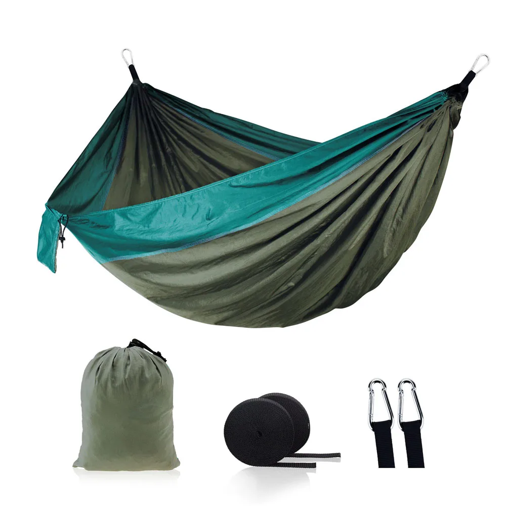 1 Person Camping Hammock With Two Tree Straps Portable Hammocks 87x36inch For Backpacking Travel Beach Backyard Hiking Outdoor 