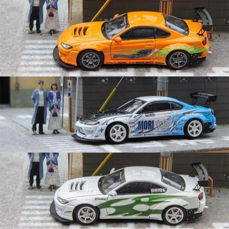 

**Pre-Order** Focal Horizon FH 1:64 Silvia S15 Pandem Rocket Bunny limited999 Diecast Model Car