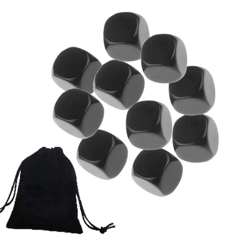 10PcsCreativeReCreativeDIYCarvingBlankDiceFunGameDicefor