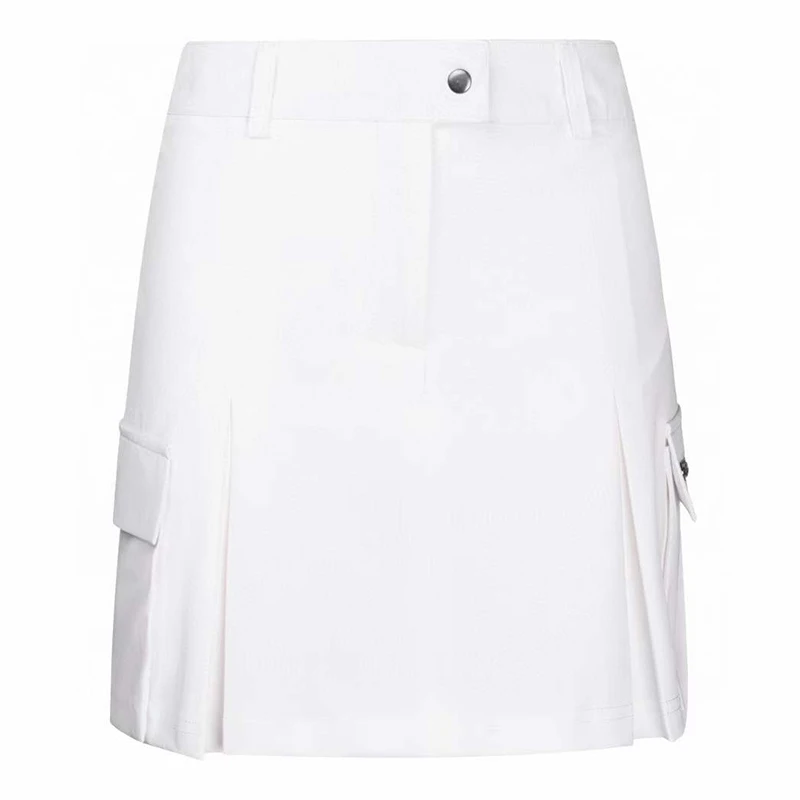 Golf Women's Summer New Outdoor Sports Shorts Inner Skirt Solid Color Lady Versatile Breathable Side Pocket Casual Short Skirt