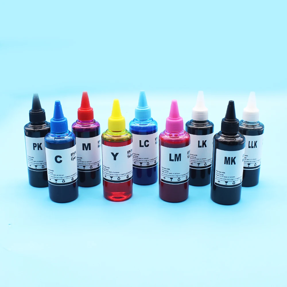 9 X 100ML Premium Pigment Ink for Epson Surecolor P600 P800 P608 P808 R3000 Stylus Pro3880 3800 3850 3890 3885 Refill Ink
